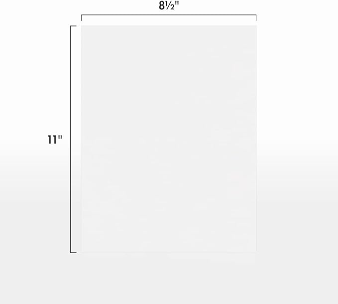 LUXPaper 8.5" x 11" Cardstock | Letter Size | White | 100lb. Cover | 50 Qty