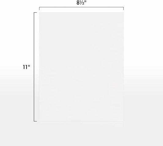 LUXPaper 8.5" x 11" Cardstock | Letter Size | White | 100lb. Cover | 50 Qty