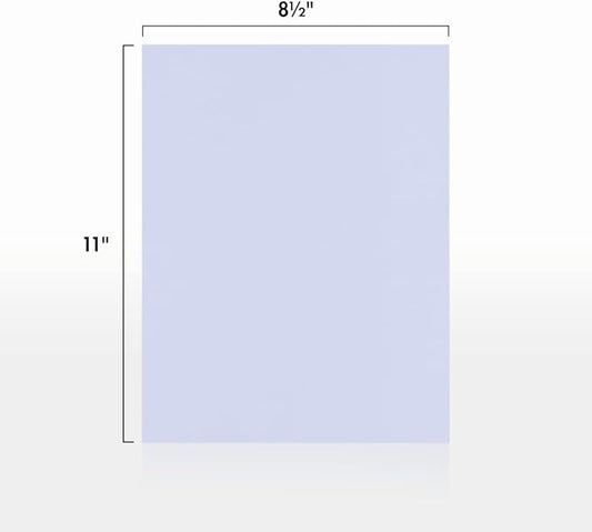 LUXPaper 8.5" x 11" Paper | Letter Size | Lilac Purple | 80lb. Text | 50 Qty