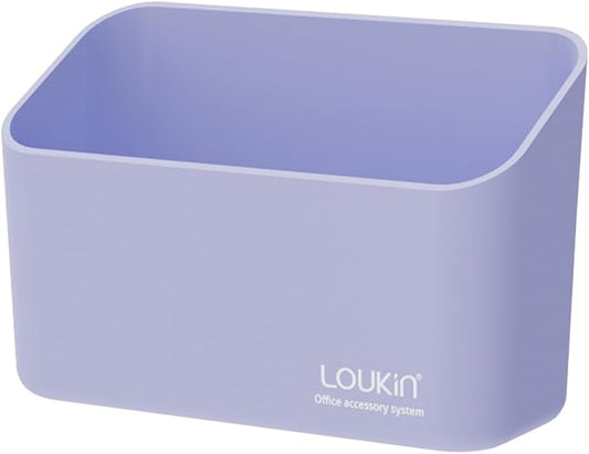 loukin Magnetic Marker & Remote Control Organizer, Dry Erase Marker Holder, Magnetic Storage for Whiteboard or Refrigerators (Purple)