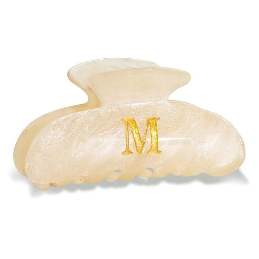 Teen Girl Gifts Trendy Stuff - Initial Cute Hair Clips, Letter Elegant Hair Claw Clips, Fashion Glitter Claw Clips Durable Hair Clips, Birthday Gifts for Teens Daughter Sister Christmas Gifts