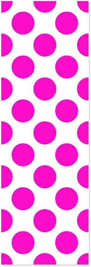 APPLIANCE ART Deluxe School Locker Magnetic Wallpaper, Decorative Panel That's Durable, Water Resistant, and Easily Wipeable (Single Panel) (Pink Dot)