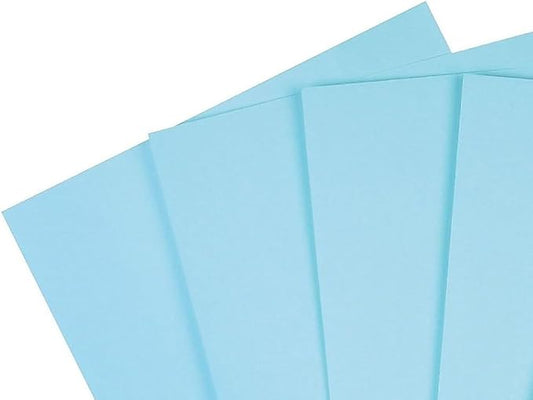 Staples 490883 Cover Stock Paper 67 lbs 8.5-Inch x 11-Inch Blue 250/Pack (82992)