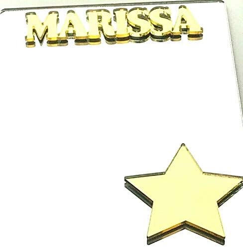 Star Shinning Bright Star Locker Mirror Personalized Back to School Magnetic Custom Locker Decor Cheerful Personalized Inside of Locker Organizer Accessory, Refrigerator Magnet Quality and Fun In One!