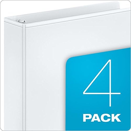 Cardinal Economy 3-Ring Binders and Cardinal Economy 3 Ring Binder Bundle (4 Pack)