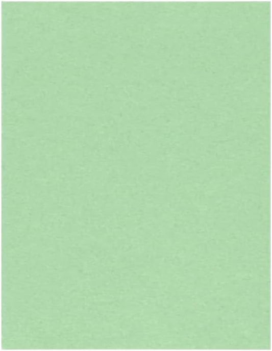 LUXPaper 8.5" x 11" Paper | Letter Size | Pastel Green | 60lb. Text | 50 Qty