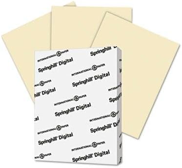 Springhill - 3 Pack - Digital Vellum Bristol Color Cover 67 Lb 8 1/2 X 11 Ivory 250 Sheets/Pack "Product Category: Paper & Printable Media/Loose Paper"
