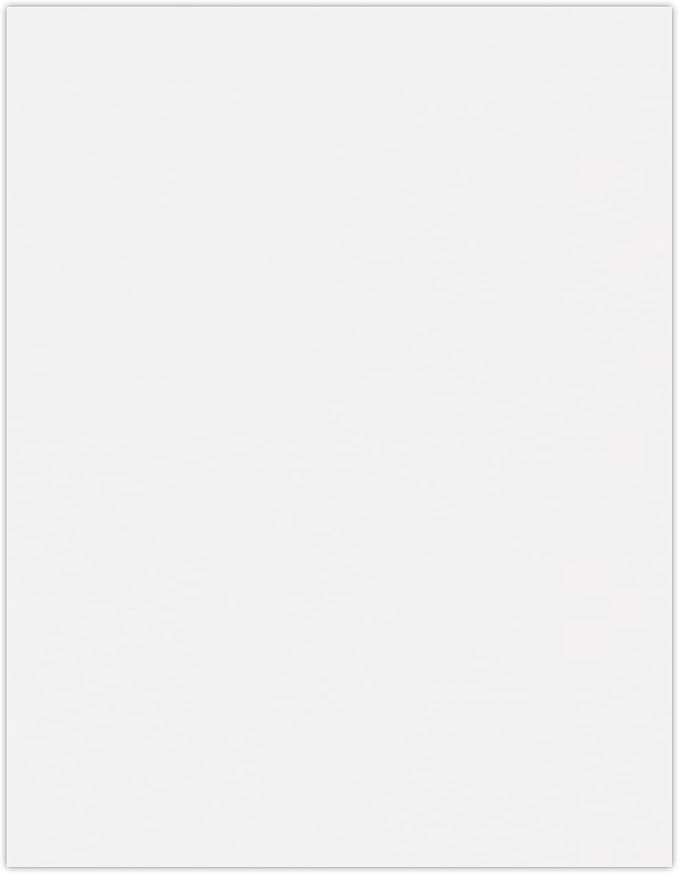 LUXPaper 8.5" x 11" Cardstock | Letter Size | White | 100lb. Cover | 50 Qty