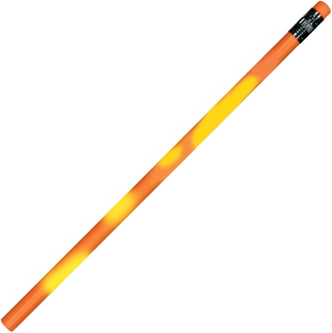 Color Changing Mood Pencil with Eraser - Graphite Pencil - Made of quality wood, Set of 24, Assorted Colors - MADE IN USA