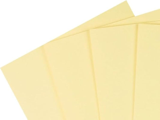 Staples 490884 Cover Stock Paper 67 lbs 8.5-Inch x 11-Inch Canary 250/Pack (82993)