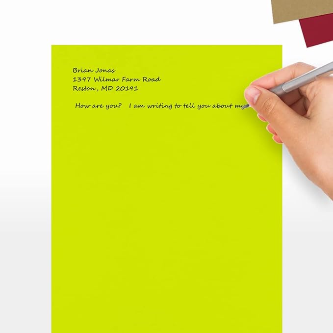 LUXPaper 8.5" x 11" Cardstock | Letter Size | Wasabi Green | 100lb. Cover | 50 Qty