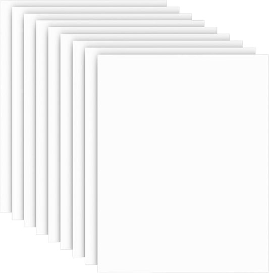 Cardstock 8.5 x 11 Inch 40 Sheets 190 gsm Heavyweight Card Stock Paper White Cardstock Printer Paper Perfect for Wedding Invitations, DIY Cards, Postcards, Photos, Art and Crafts