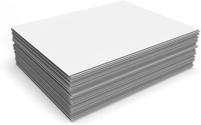 LUXPaper 8.5" x 11" Cardstock | Letter Size | White | 100lb. Cover | 50 Qty