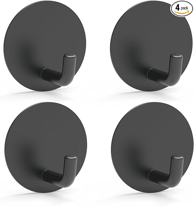 Ant Mag Magnetic Key Hooks 4 Pack Wall Mounted for Hanging Key Towel Bag Hat Scarf Wreath on Metal Surface for Home Kitchen Bathroom Fridge Cabinet Entryway