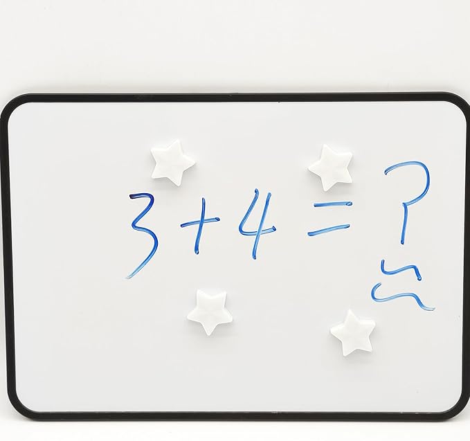 Fridge Magnets - 30 Pcs Refrigerator Magnets Strong Small Whiteboard Magnet, Heavy Duty Mini Magnets for Kitchen, Locker, Office, Classroom & Office Use - Decorative Cute Magnet (Star, White)