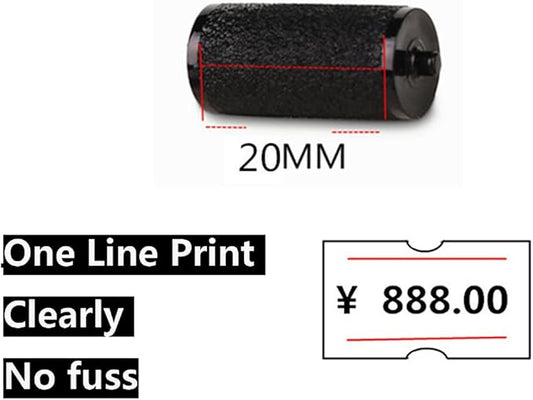 6 Pack Price Gun Inks, Replacement Ink Roller Compatible with MX-5500 Label Price Gun