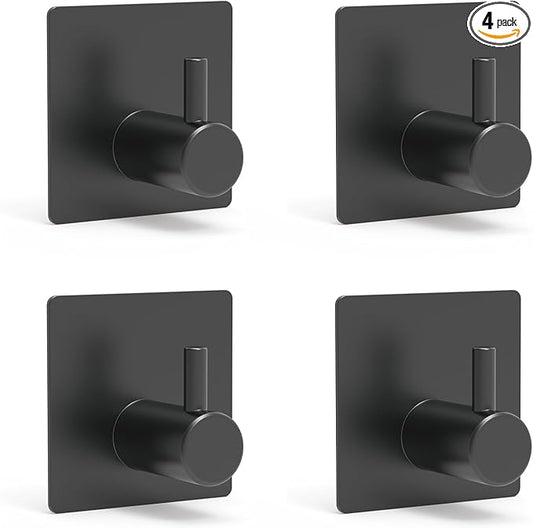 Ant Mag Magnetic Key Hooks 4 Pack Wall Mounted for Hanging Key Towel Bag Hat Scarf Wreath on Metal Surface for Home Kitchen Bathroom Fridge Cabinet Entryway