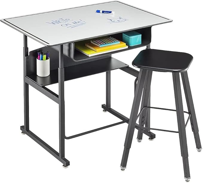 Safco Products 1209DE Alphabetter Desk, 36" x 24", Dry Erase