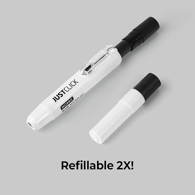 carrotez Retractable Dry Erase Markers, Click Dry Erase Whiteboard Markers, Bullet Tip, Thick Barrel, 12 Count, Black