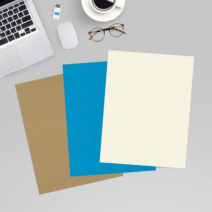 LUXPaper 8.5" x 11" Classic Crest Paper | Letter Size | Natural White | 24lb. Text | 250 Qty