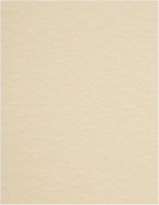LUXPaper 8.5" x 11" Cardstock | Letter Size | Cream Parchment | 65lb. Cover (120lb. Text) | 1,000 Qty