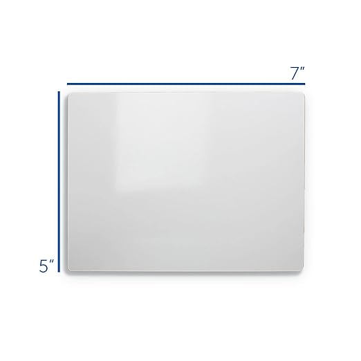 Flipside Dry-Erase Whiteboard, 5-inch x 7-inch (10256), White, 24/Pack