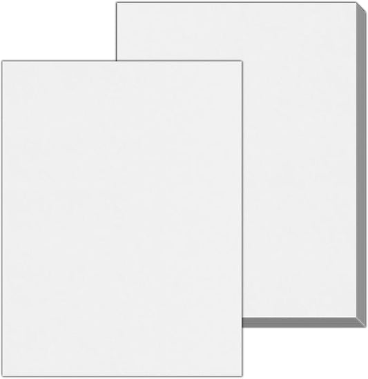 80 Sheets, 130 lb (350 gsm) - Thick Heavy White Cardstock, Heavyweight Cardboard Paper - 8.5 x 11 inches