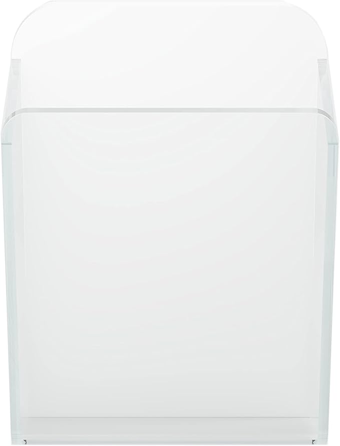 U Brands Clear Acrylic Locker Organization Kit, Includes Cup and Bent Shelf, 2 Pieces