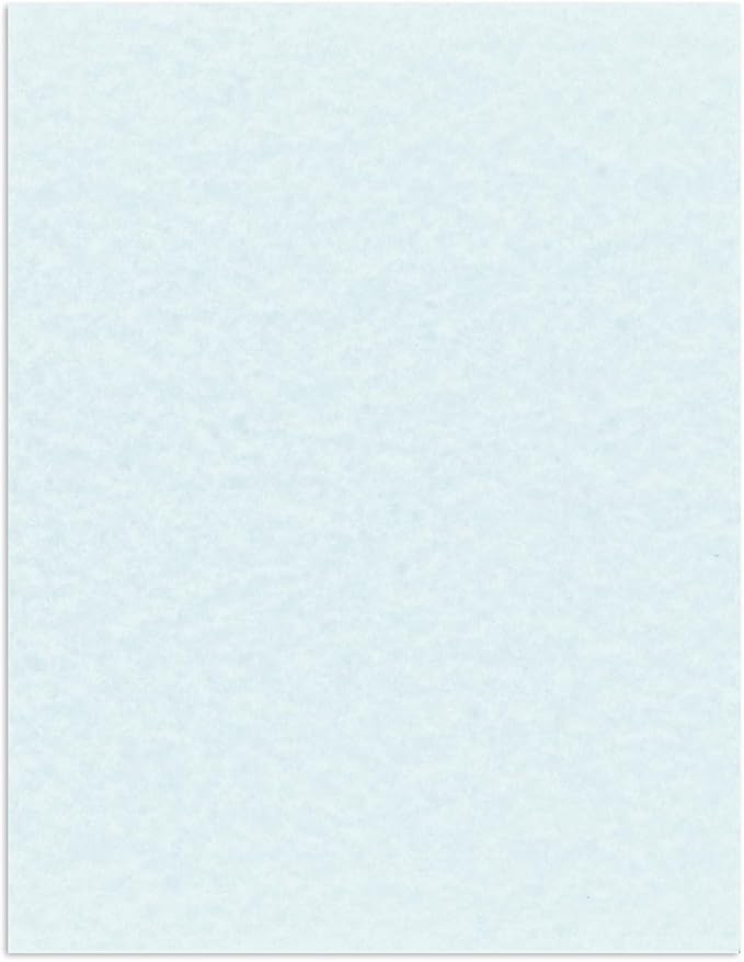 NextDayLabels - Pack of 50 Sheets - 8-1/2" x 11" (Letter Size) 65 lb. Parchment Cover Card Stock (Bluestone)