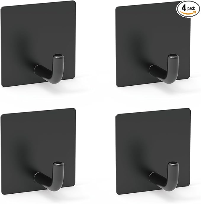 Ant Mag Magnetic Key Hooks 4 Pack Wall Mounted for Hanging Key Towel Bag Hat Scarf Wreath on Metal Surface for Home Kitchen Bathroom Fridge Cabinet Entryway