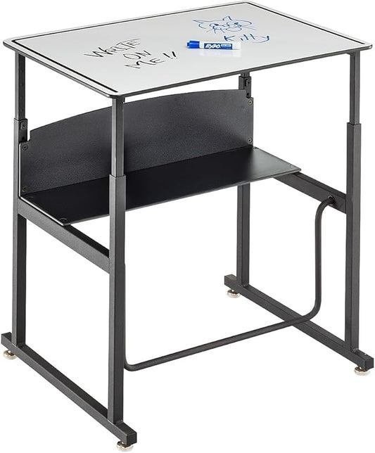 Safco Alphabetter Desk, 28" x 20", Gray Classroom and Home School Desk
