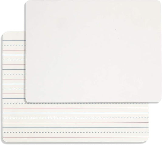 Blue Summit Supplies Double Sided Dry Erase Lapboards, with Markers and Erasers, Personal Whiteboard Slate Classroom Set for Teachers, Students, 9 x 12 Inch, 30 Pack