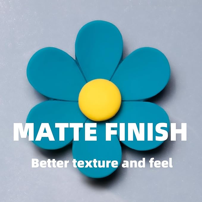 Large 3D Flower Cute Fridge Magnets for Locker, Colorful Strong Decorative Funny Refrigerator Magnets for Whiteboard, Kitchen, and Office (Large & 12 Colors)