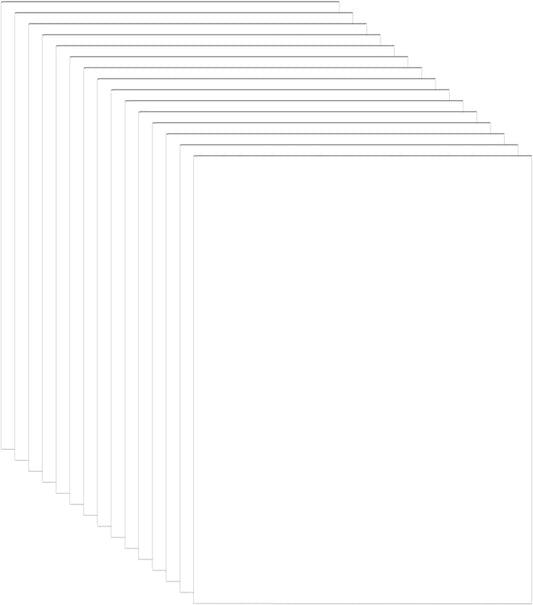 100 Sheets White Cardstock 8.5 x 11 Printer Paper, 75lb Heavyweight Certificate Paper Card Stock for Wedding, School Crafting, Memus, Making Cards, Business Cards, Invitations