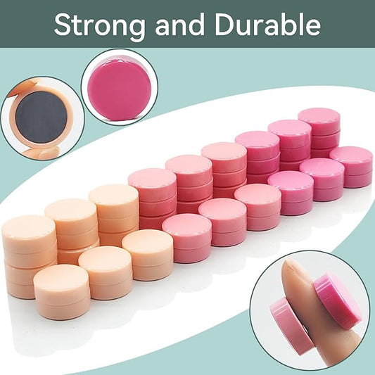 Fridge Magnets Refrigerator Magnets, 30 PCS Magnet Strong Magnets Small Magnets for Whiteboard, Heavy Duty Magnets Cute Mini Magnets for Fridge, Round Magnets for Locker Classroom Office (Pink)