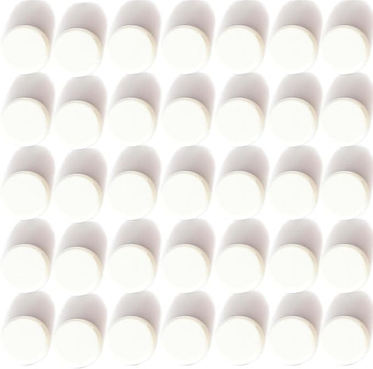 ZDZBLX Fridge Magnets, 40 Pack Strong Refrigerator Magnets, Small Round Whiteboard Magnets, Heavy Duty Cute Mini Magnet for Fridge, Locker, Classroom, School, Office, Crafts & DIY, White Circle Magnet