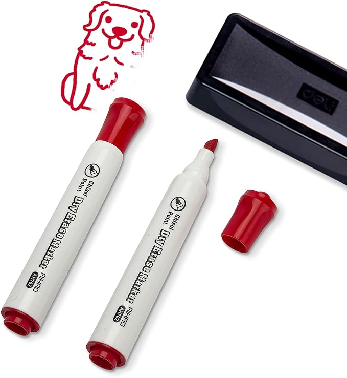 AIHAO Dry Erase Markers, Assorted Colors, Chisel Tip, Pack of 12, Whiteboard Marker for School, Office, Home