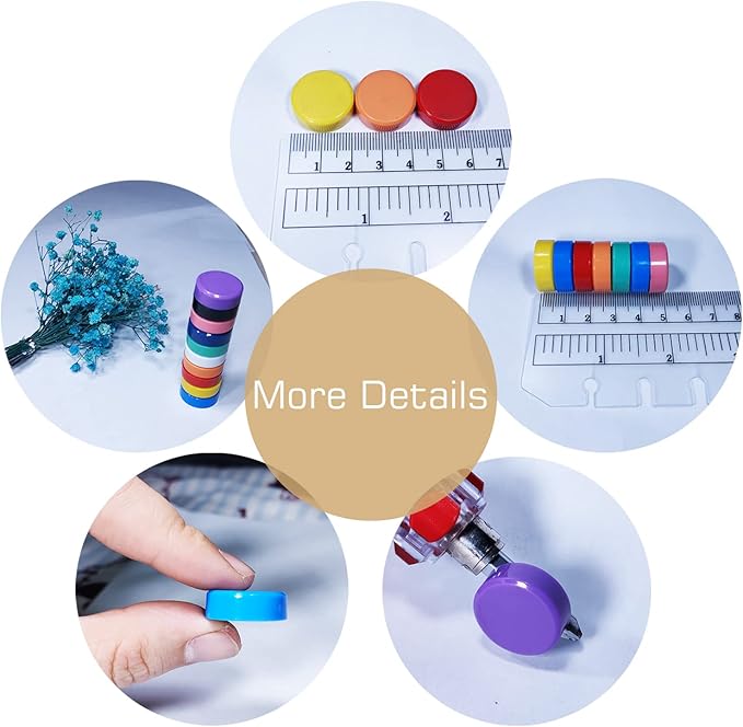 50 Pack Refrigerator Magnets, Magnets for Whiteboard, Small Whiteboard Magnets Cute Round Office Magnet for Classroom Teachers Offices Supplies(Blue and Green)