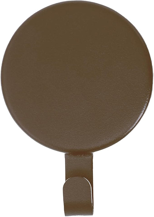 Haute Decor Attract® Magnetic Hanger, 1 Pack (Matte Brown) - Strong Magnet Hook for Metal Doors and Surfaces - Magnetic Wreath Hanger for Metal Doors