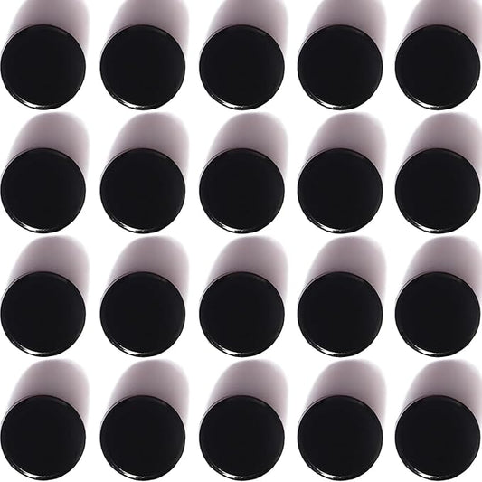 ZDZBLX Strong Fridge Magnets, 20 Pack Small Round Refrigerator Magnets Black, Heavy Duty Mini Magnets for Whiteboard, Kitchen, Office, Crafts, Locker, Classroom,Cute Decorative Magnet for Home School