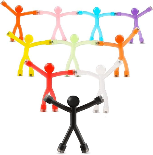 TRYMAG Fridge Magnets - 10 Pack Funny Man & Kid Magnets - Mini Humanoids for Locker & Office