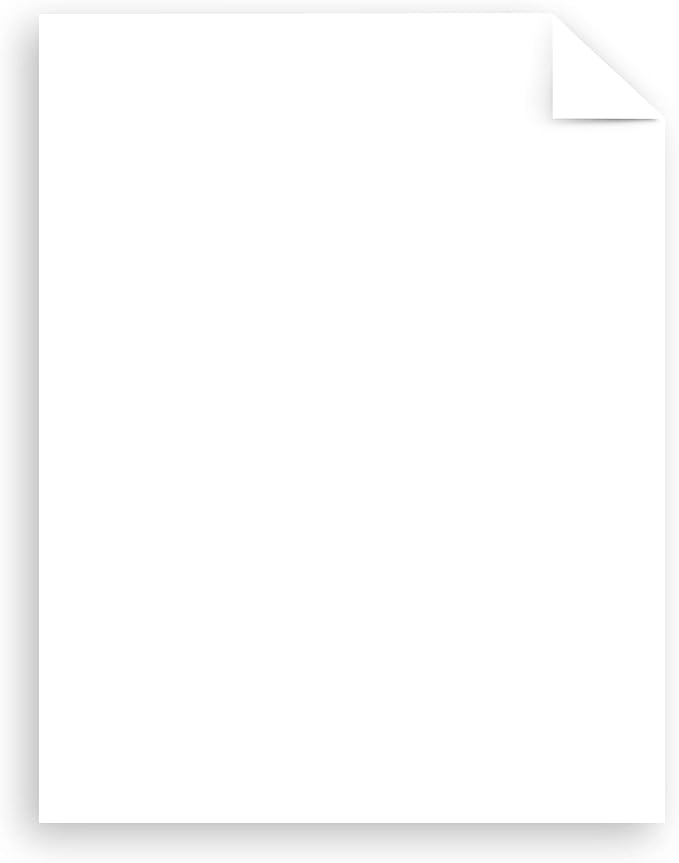 Neenah Vellum Bristol Cardstock, Lightweight, 4 Packs of 325 Sheets/1300 Sheets, 67 lb/147 gsm, 94 Brightness, 8.5" x 11" - MORE SHEETS! (91633-02)