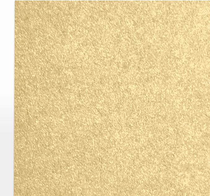 LUXPaper 8.5" x 11" Cardstock | Letter Size | Blonde Metallic | 107lb. Cover | 50 Qty