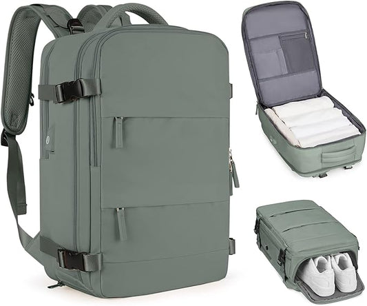 Large Travel Backpack For Women Men Airline Approved Carry On Backpack Flight Approved Waterproof Sports Luggage Backpack Casual Daypack Small Hiking Backpack
