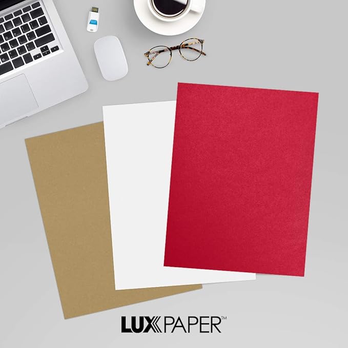 LUXPaper 8.5" x 11" Paper | Letter Size | Jupiter Metallic | 80lb. Text | 50 Qty