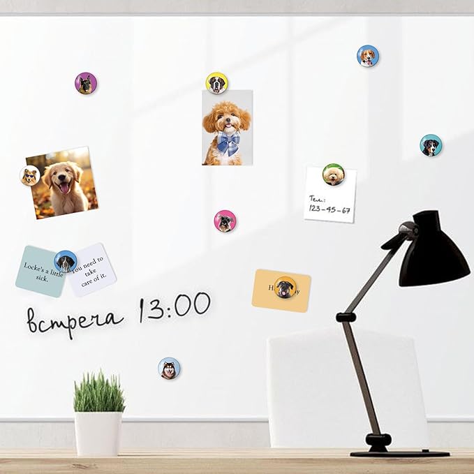 MORCART Cat Magnets for Fridge, Cute Magnets for Refrigerator Locker Whiteboard Decorative Magnetic Board Cabinets Classroom Office Cubicle School Gift for Adult 30PCS