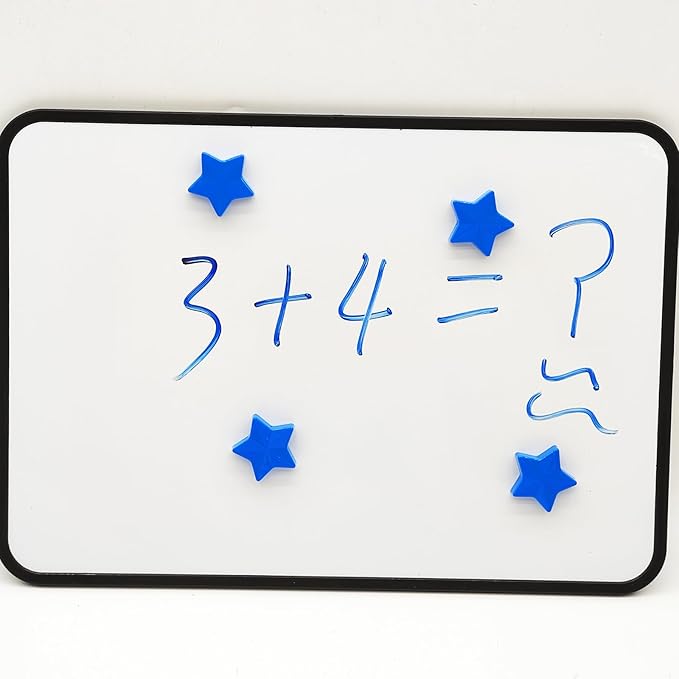 Fridge Magnets - 30 Pcs Refrigerator Magnets Strong Small Whiteboard Magnet, Heavy Duty Mini Magnets for Kitchen, Locker, Office, Classroom & Office Use - Decorative Cute Magnet (Star, Blue)