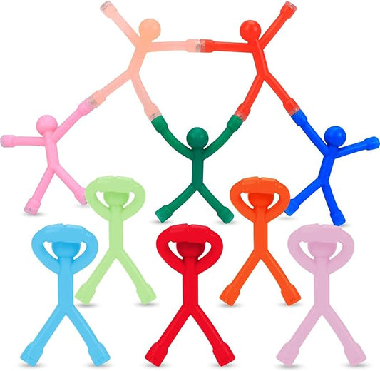 TRYMAG 10 Pcs Fridge Magnets Men, Funny Magnetic Humanoid Toys for Kids, Cute Fridge Magnet People for Office, Colorful Humanoid Magnetic Toys for Locker Decor, Adults, Whiteboard