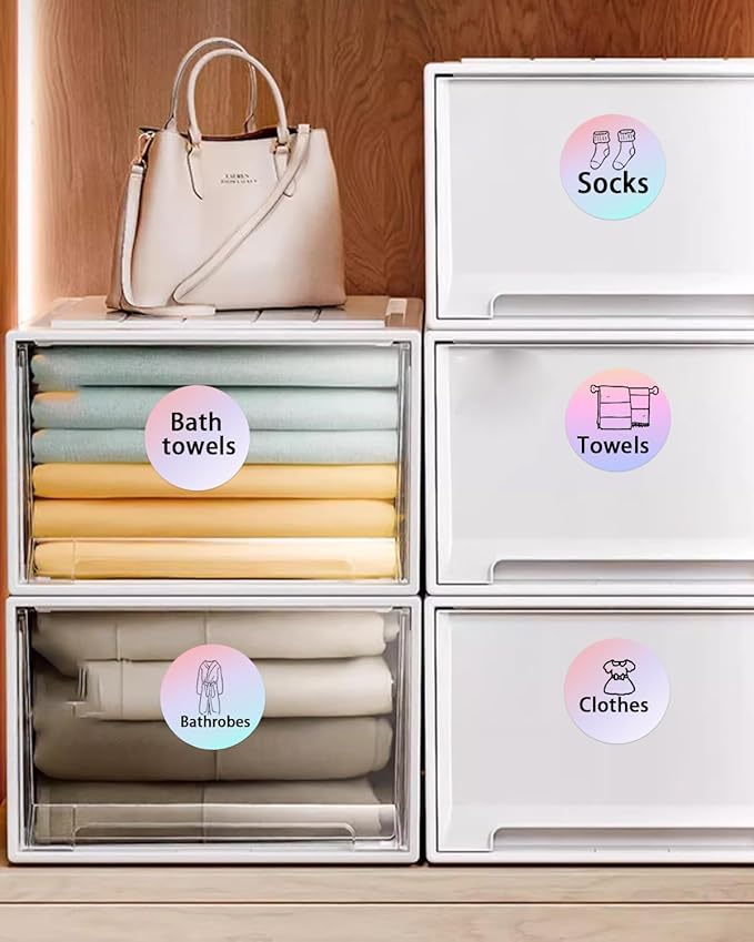 2 inch Round Thermal Labels, Direct Thermal Stickers use for Barcode, Shipping, Customized, Circle Direct Thermal Printer Labels 500 PCS/Roll, Pink
