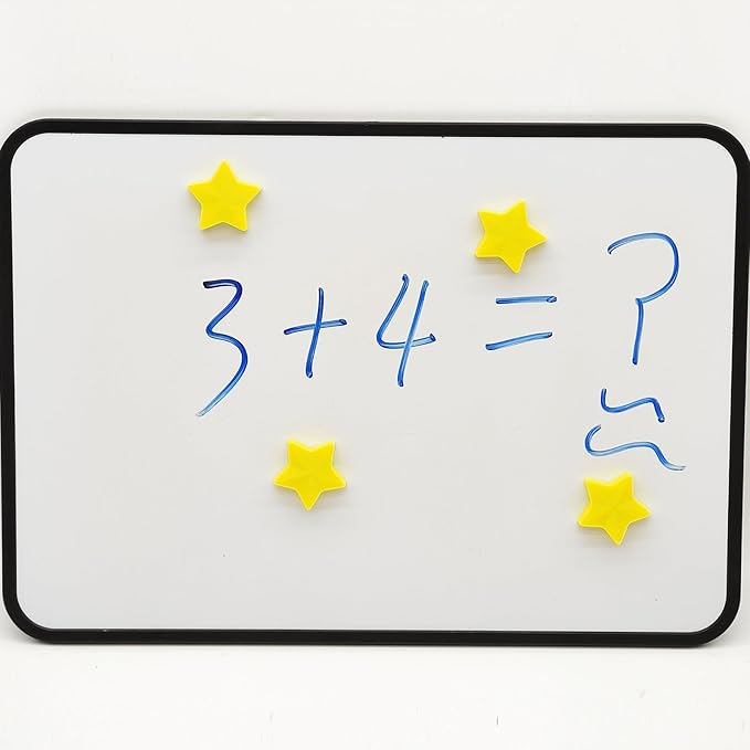 Fridge Magnets - 30 Pcs Refrigerator Magnets Strong Small Whiteboard Magnet, Heavy Duty Mini Magnets for Kitchen, Locker, Office, Classroom & Office Use - Decorative Cute Magnet (Star, Yellow)